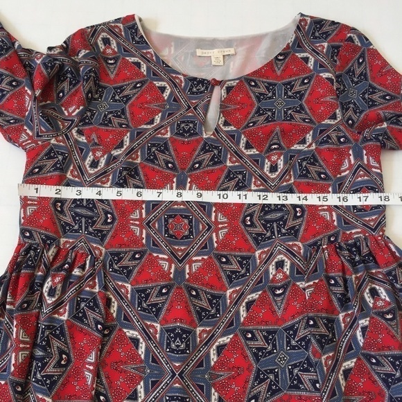 Paper Crown Anthropologie Efflorescence Red Dress - Picture 10 of 16